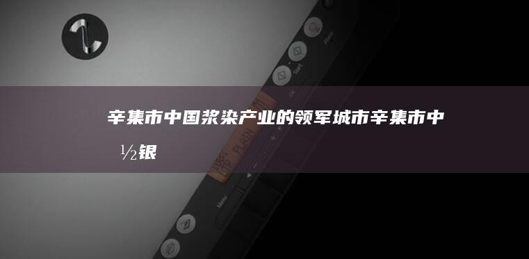 辛集市：中国浆染产业的领军城市 (辛集市中国银行兴华路支行电话)